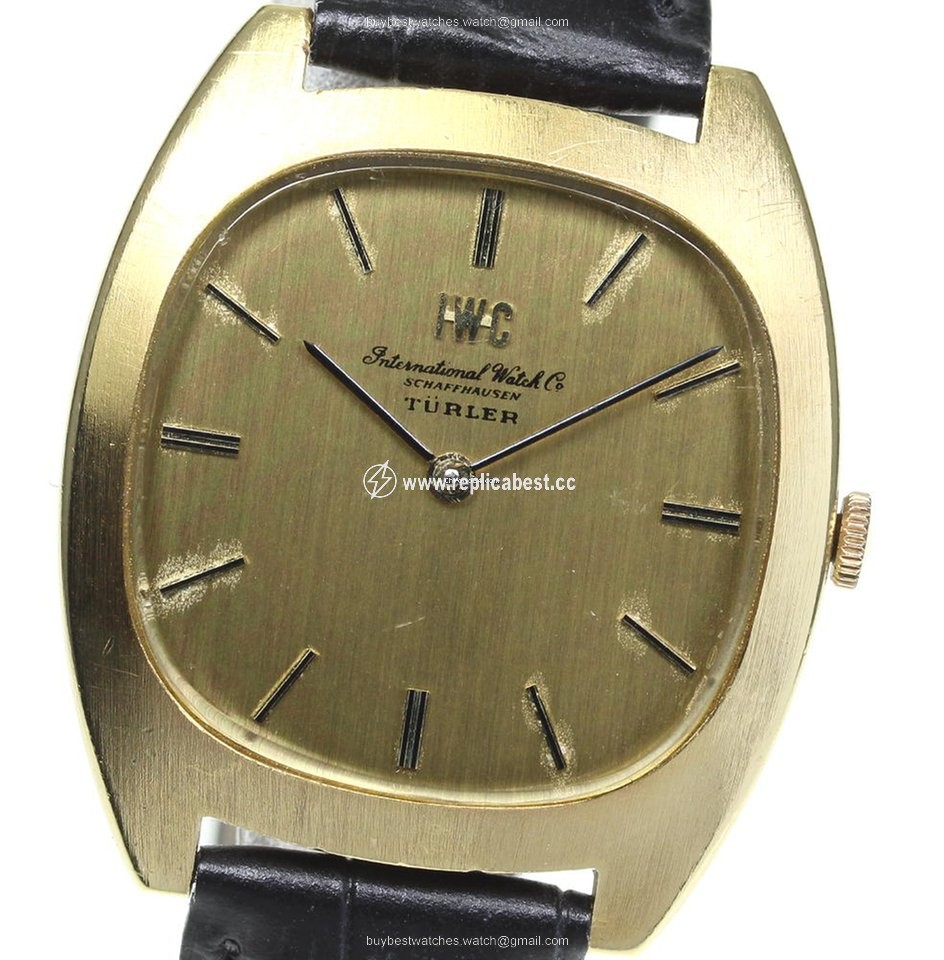 IWC Mens watch Unisex Manual winding Yellow gold 2570