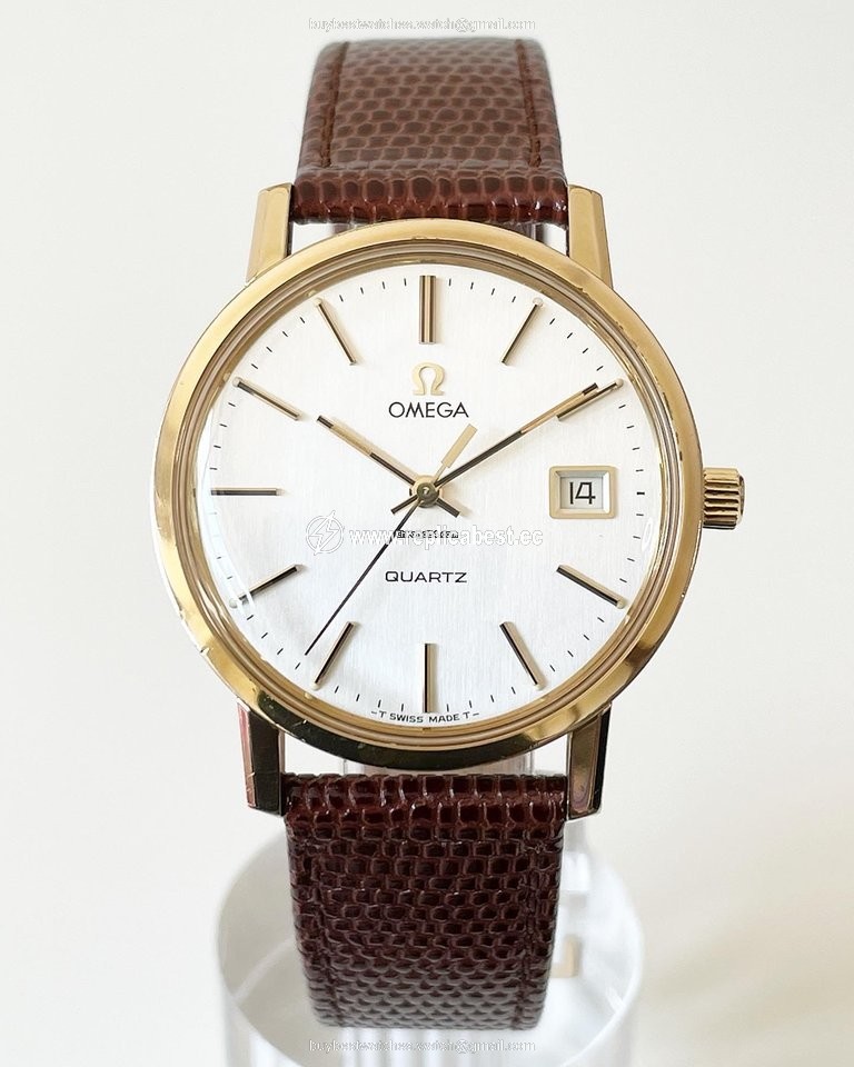 Omega Seamaster Mens watch Unisex Quartz Gold Steel 196.0160