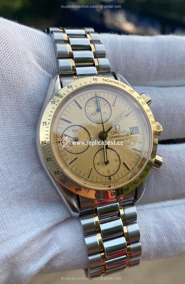 Omega Speedmaster Date Mens watch Unisex Automatic Yellow gold 3712.10.01