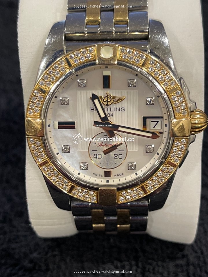 Breitling Galactic 36 Womens watch Automatic Gold Steel C3733012 A724 376C