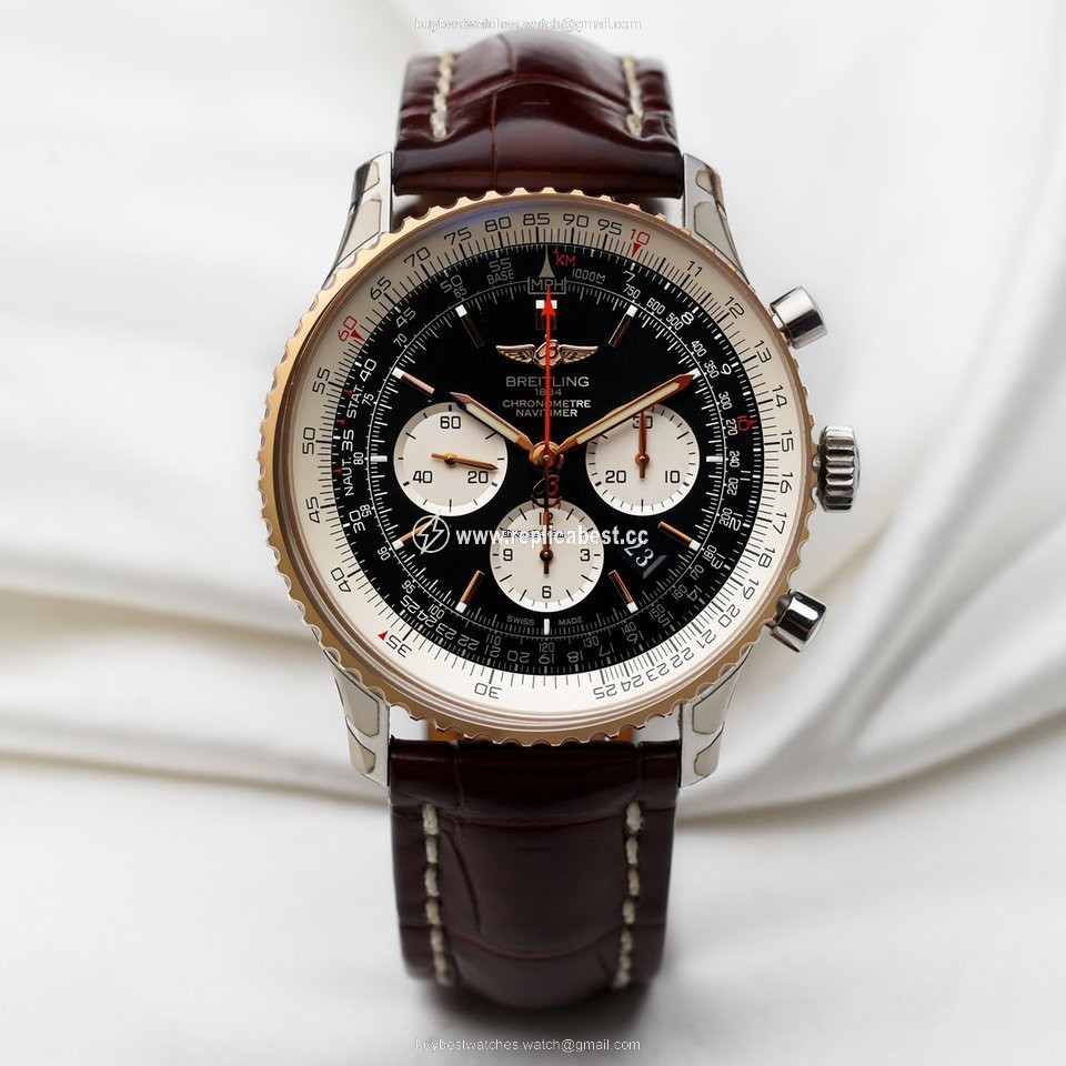 Breitling Navitimer 01 (46 MM) Mens watch Unisex Automatic Gold Steel UB012721 BE18