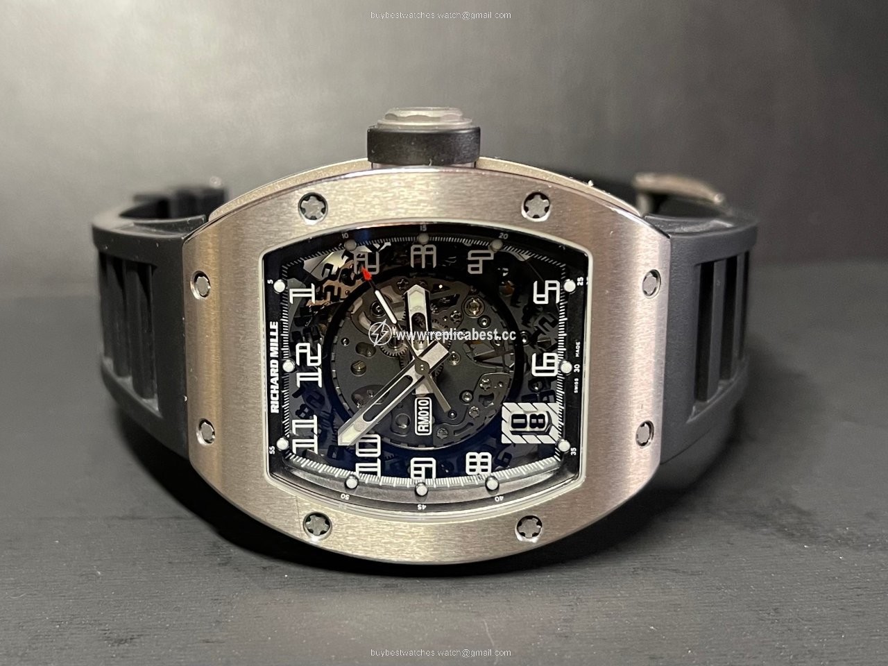 Richard Mille RM 010 Mens watch Unisex Automatic White gold RM010 AH WG