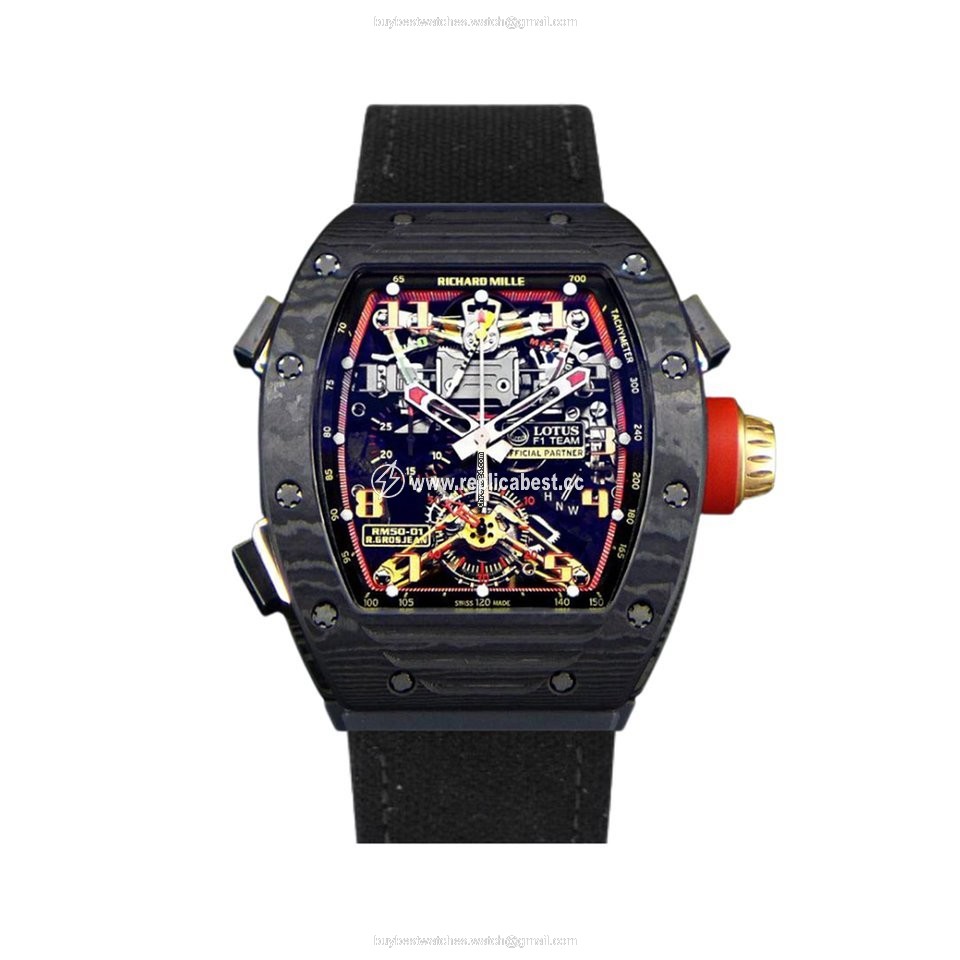 Richard Mille Mens watch Unisex Automatic Carbon RM 50-01