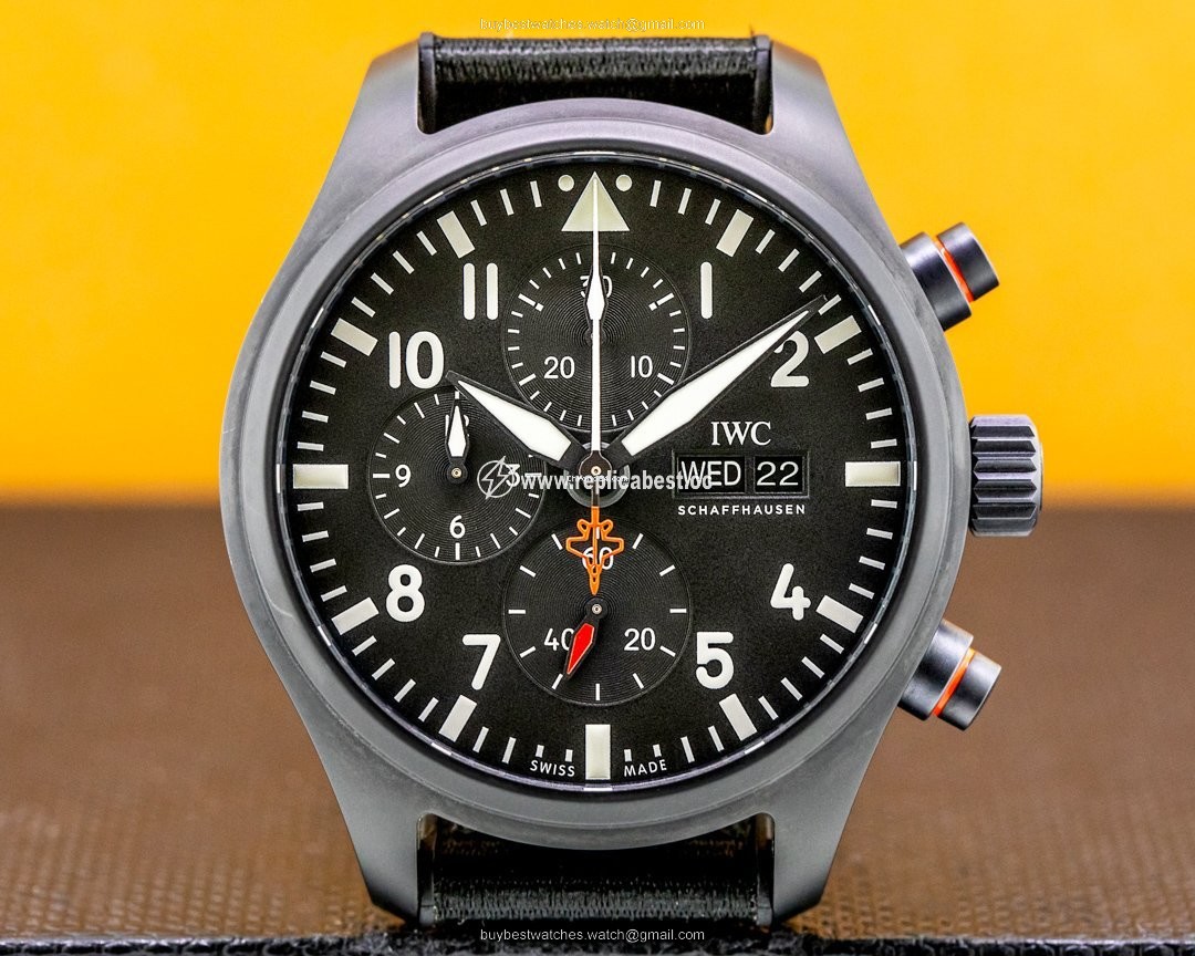 IWC Pilot Chronograph Top Gun Mens watch Unisex Automatic Ceramic IW389104