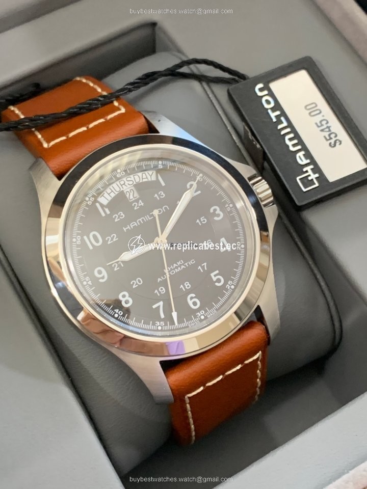 Hamilton Khaki Field King Mens watch Unisex Automatic Steel H64455533