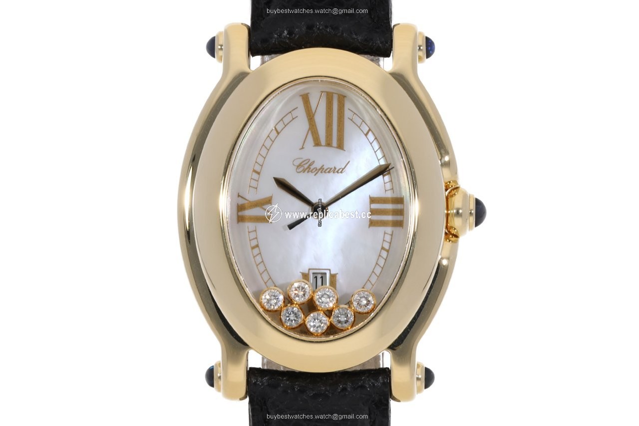 Chopard Happy Sport Womens watch Quartz Yellow gold 27 7000-23