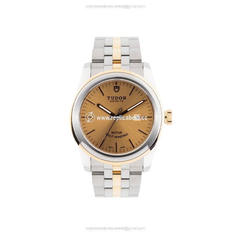 Tudor Glamour Date Womens watch Automatic Gold Steel M53003-0006