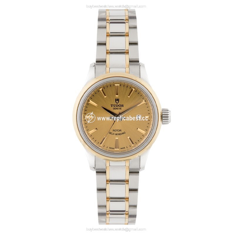Tudor Style Womens watch Automatic Gold Steel 12103