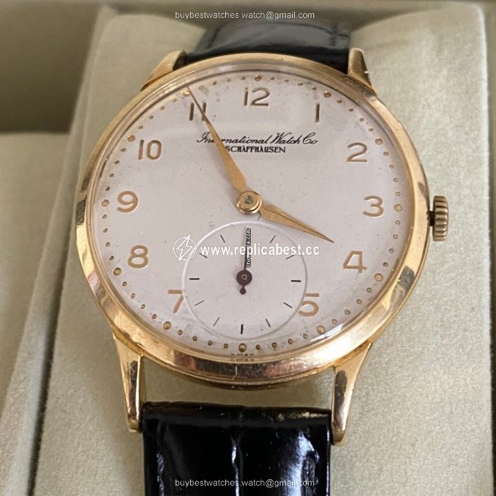 IWC Mens watch Unisex Manual winding Yellow gold 1308061