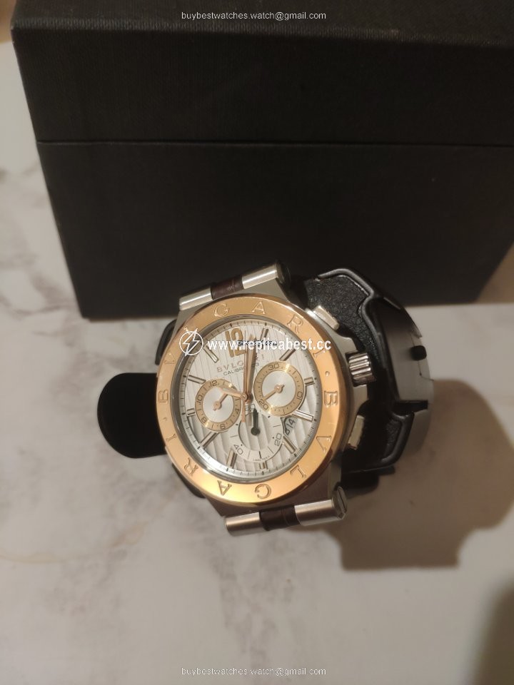Bulgari Diagono Mens watch Unisex Automatic Gold Steel DG42C6SPGLDCH