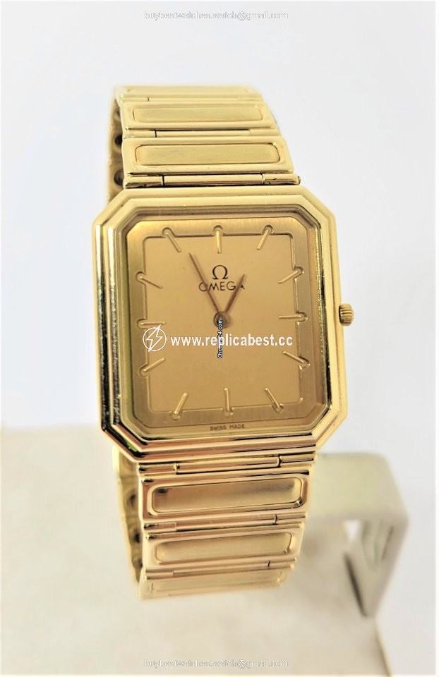 Omega Mens watch Unisex Quartz Yellow gold 1378