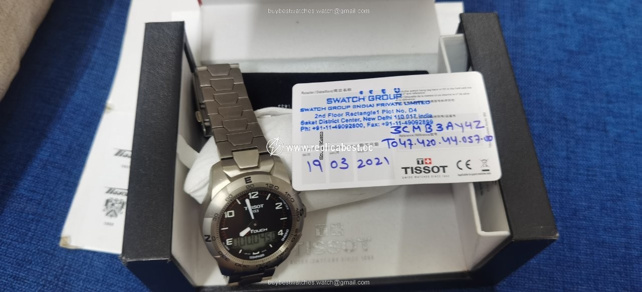 Tissot T-Touch II Mens watch Unisex Quartz Titanium T047.420.44.057.00