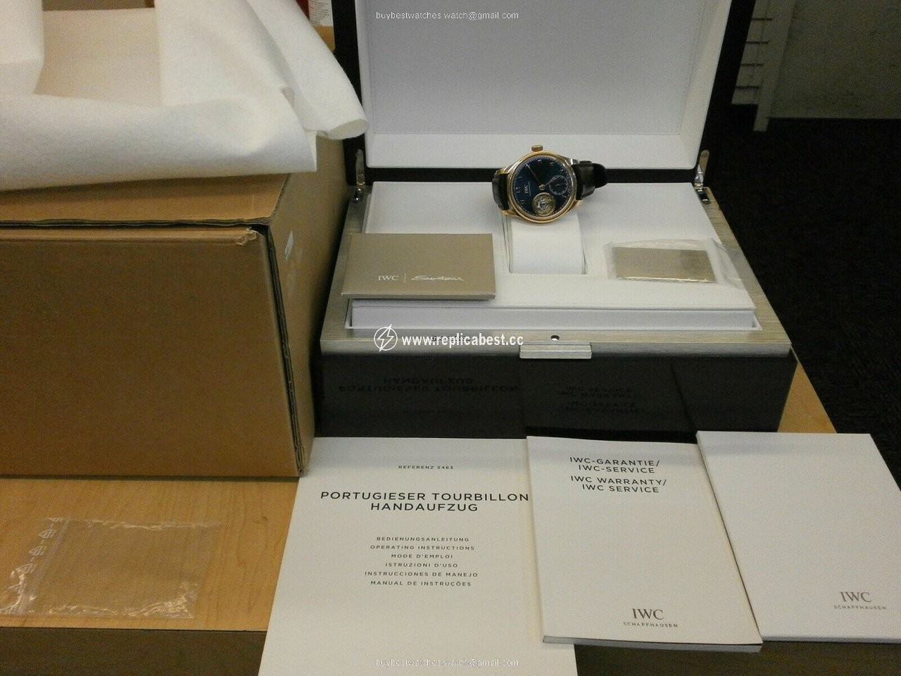 IWC Portuguese Tourbillon Manual winding Rose gold 5463-05