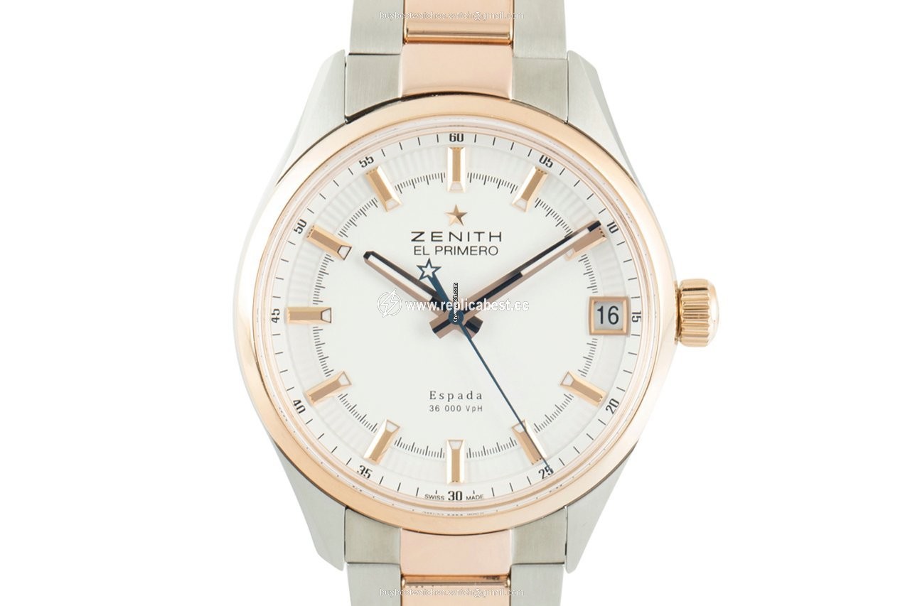 Zenith El Primero Espada Mens watch Unisex Automatic Gold Steel 51.2170.4650