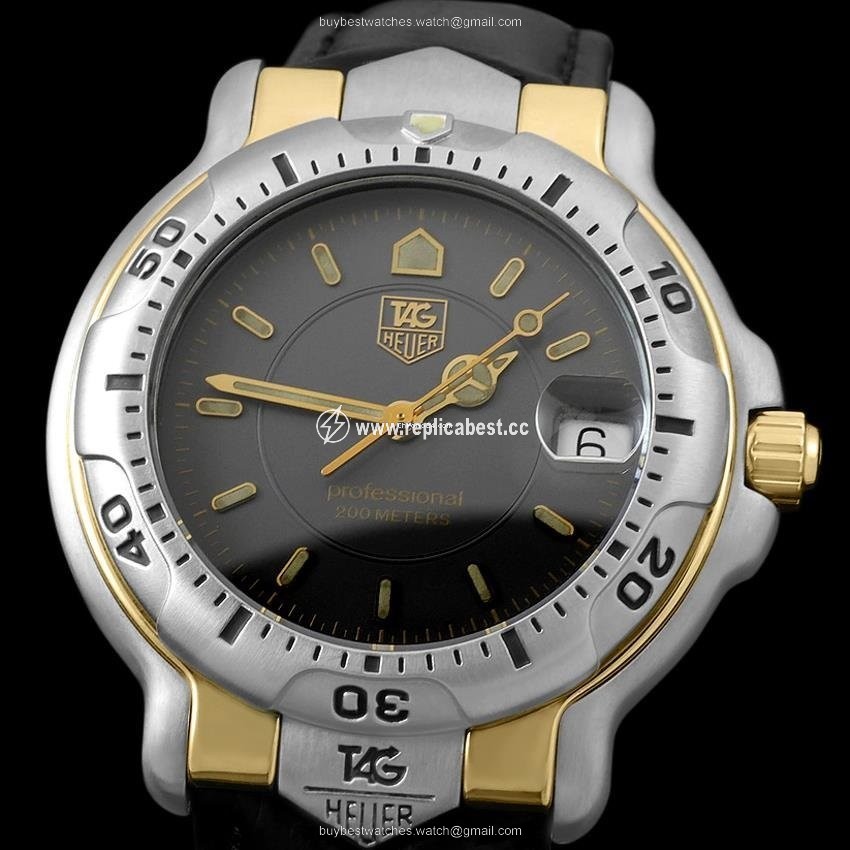 TAG Heuer 6000 Mens watch Unisex Quartz Gold Steel 8424