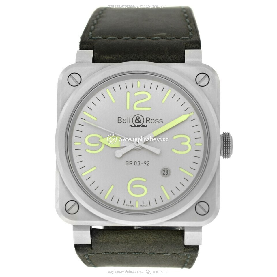Bell & Ross BR 03 Mens watch Unisex Automatic Steel BR 03-92