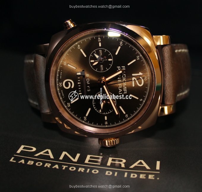 Panerai Special Editions Mens watch Unisex Manual winding Rose gold PAM 00502