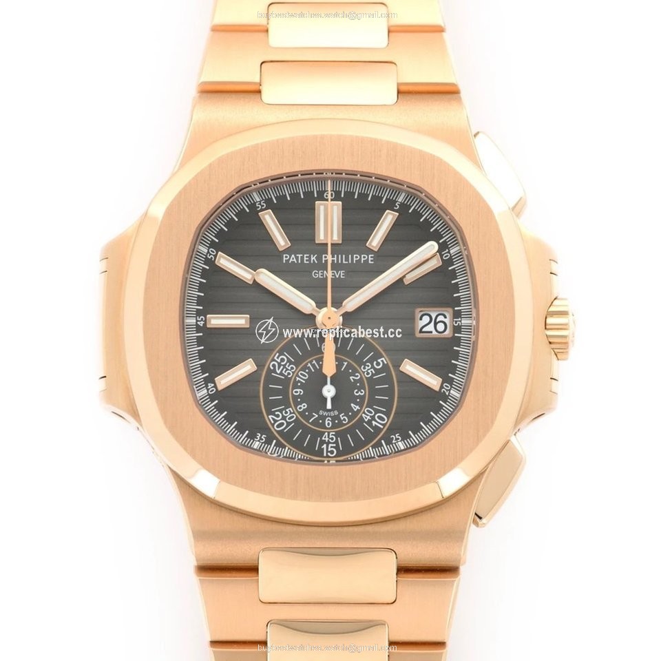 Patek Philippe Nautilus Mens watch Unisex Automatic Rose gold 5980 1R