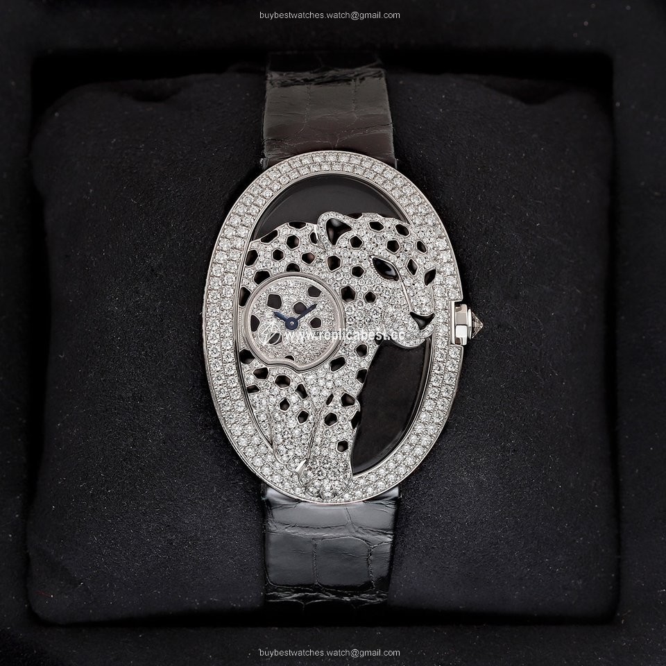 Cartier Panthere Womens watch Manual winding White gold hpi00656