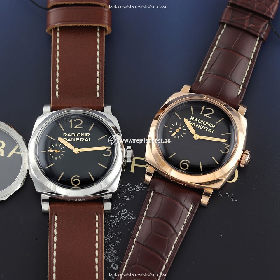Panerai Special Editions Mens watch Unisex Manual winding Gold Steel pam00398 & pam0399