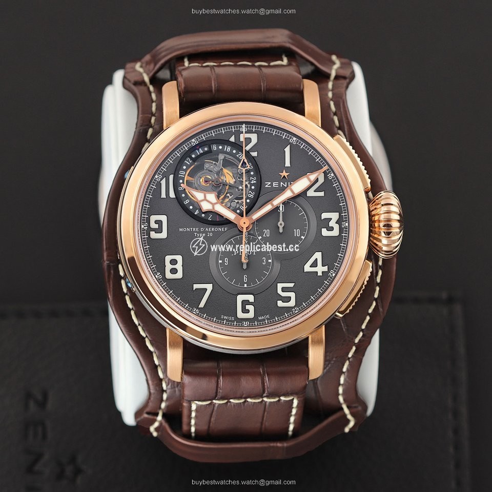 Zenith Pilot Type 20 Tourbillon Mens watch Unisex Automatic 87.2431c.4035 91.c742