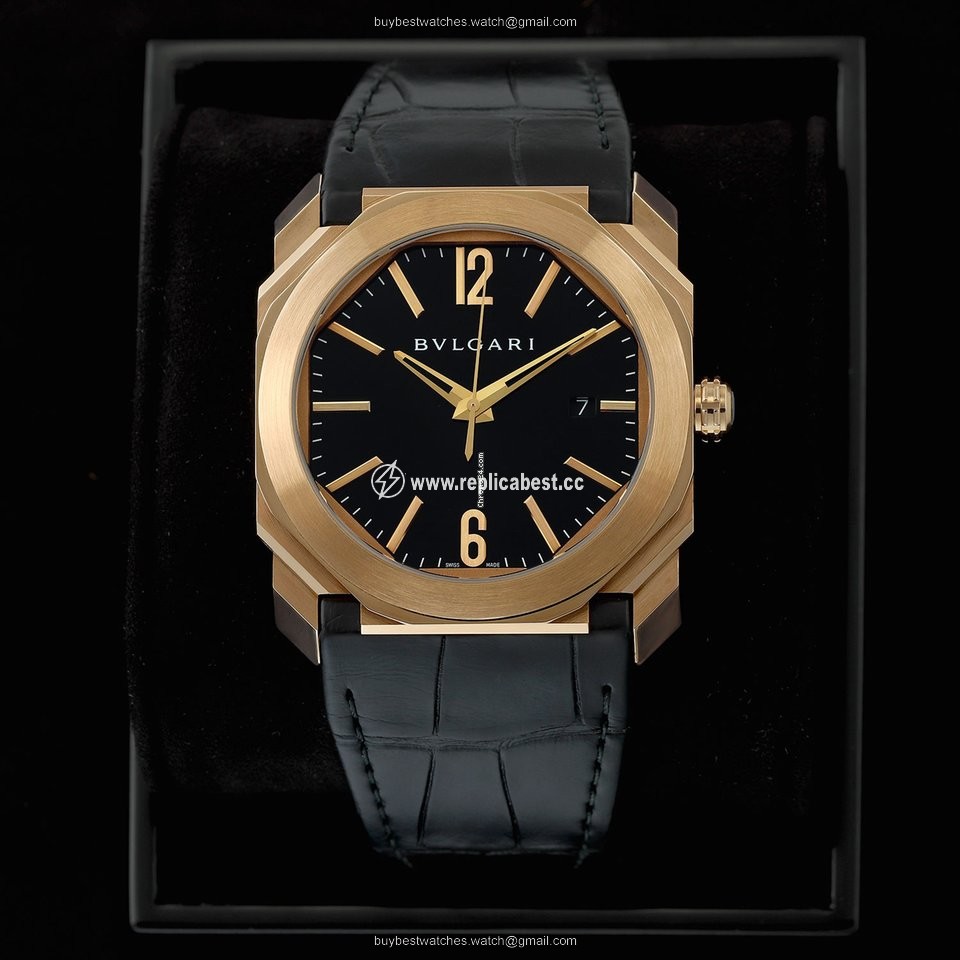 Bulgari Octo Mens watch Unisex Automatic Rose gold 101963 bgop41bgld
