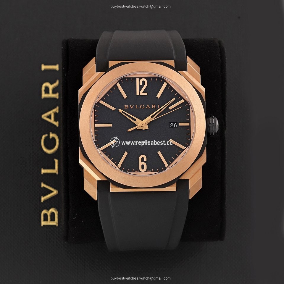 Bulgari Octo Mens watch Unisex Automatic Rose gold 103203