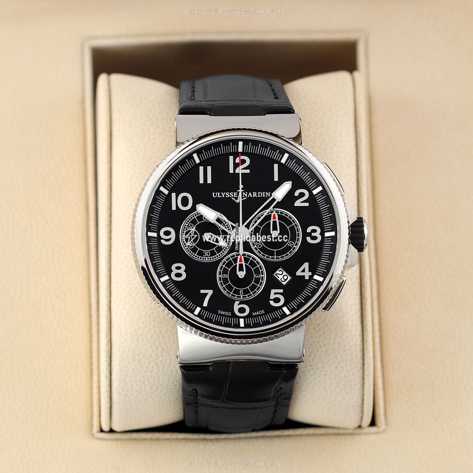 Ulysse Nardin Marine Chronograph Mens watch Unisex Automatic Steel 1503-150 62