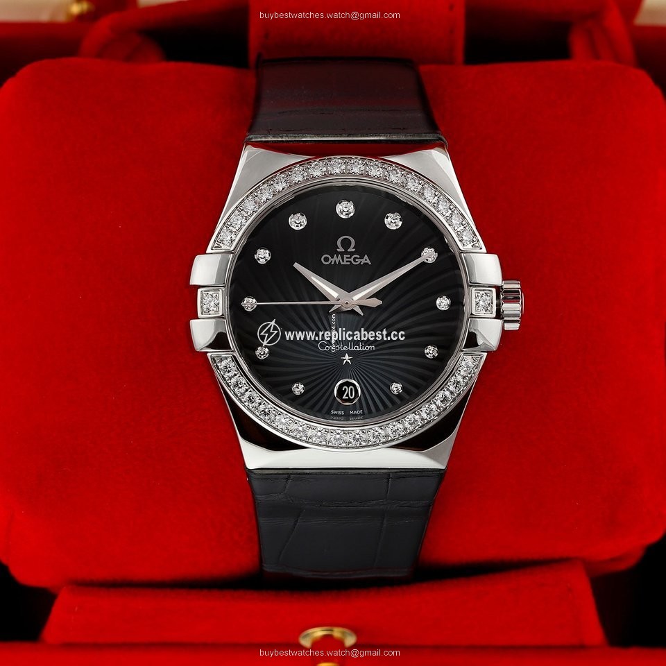 Omega Constellation Quartz Womens watch Quartz Steel 123.18.35.60.56.001