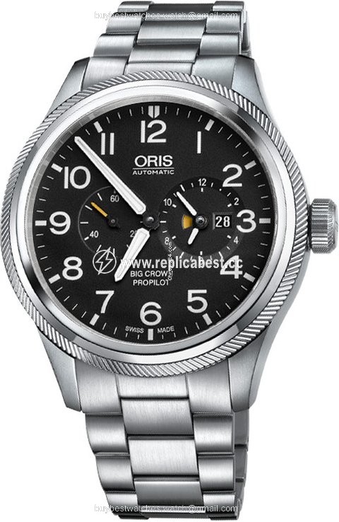 Oris Big Crown ProPilot Worldtimer Mens watch Unisex Automatic Steel 01 690 7735 4164-07 8 22 19-1