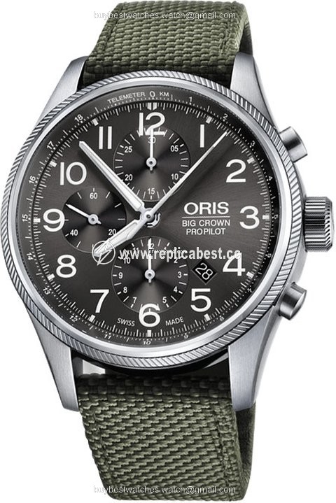 Oris Big Crown ProPilot Chronograph Mens watch Unisex Automatic Steel 01 774 7699 4063-07 5 22 14FC