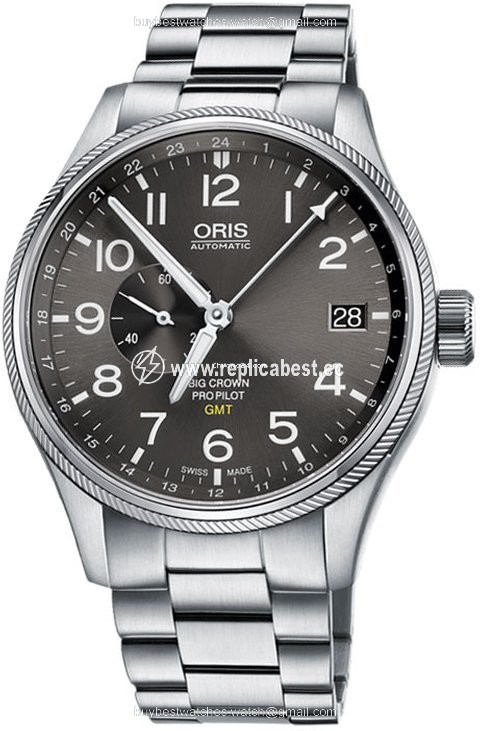 Oris Big Crown ProPilot GMT Mens watch Unisex Automatic Steel 01 748 7710 4063-07 8 22 19