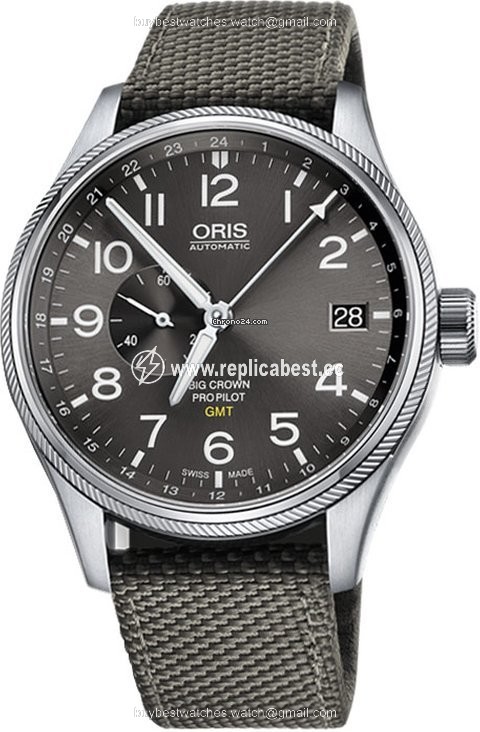 Oris Big Crown ProPilot GMT Mens watch Unisex Automatic Steel 01 748 7710 4063-07 5 22 17FC