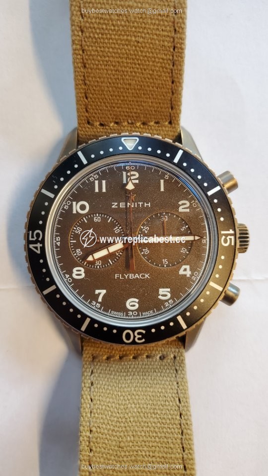 Zenith Pilot Mens watch Unisex Automatic Bronze 29.2240.405 18.C801