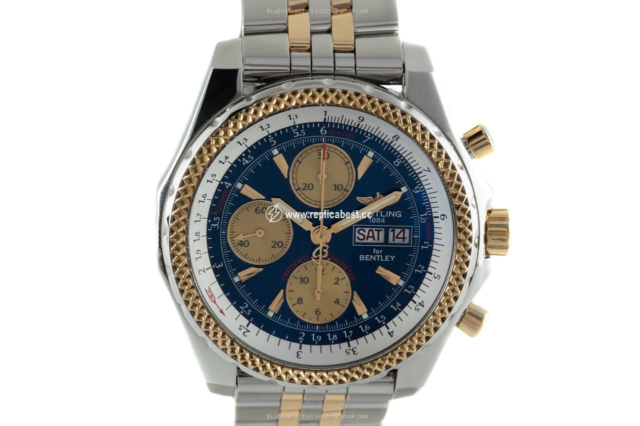 Breitling Bentley GT Mens watch Unisex Automatic Gold Steel D13362
