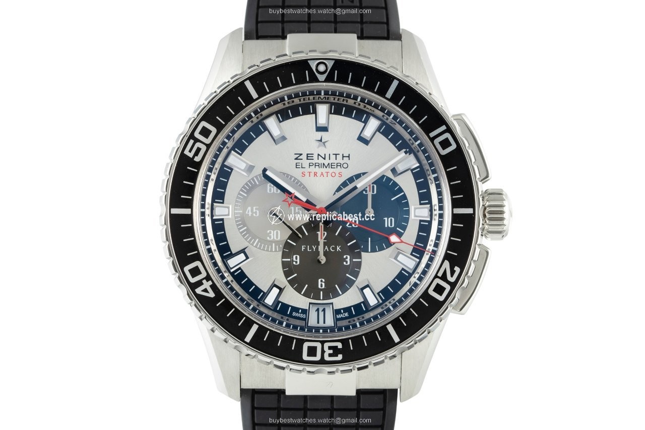 Zenith El Primero Stratos Flyback Mens watch Unisex Automatic Steel 03.2066.405