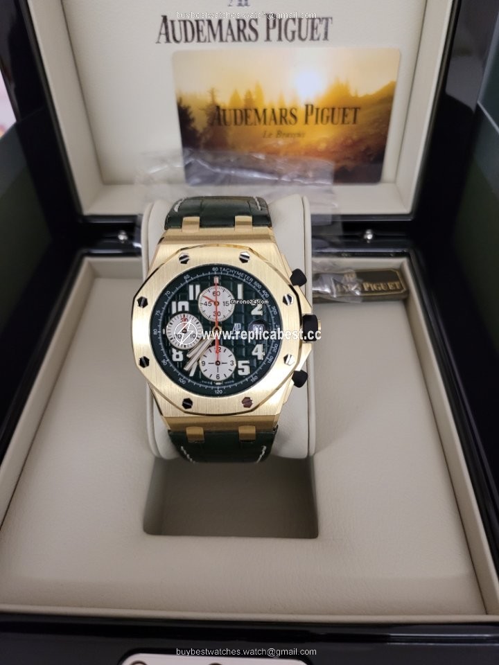 Audemars Piguet Automatic Yellow gold 26194BA monte napoleone green dial