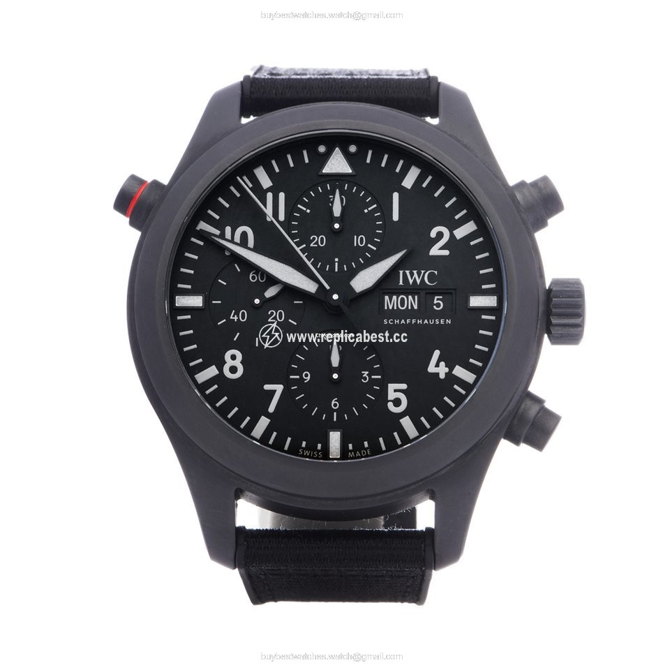 IWC Pilot Double Chronograph Mens watch Unisex Automatic Ceramic IW371815