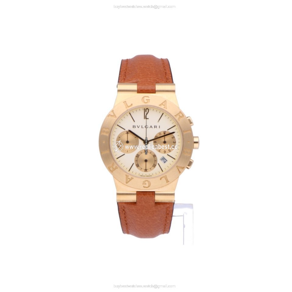 Bulgari Diagono Mens watch Unisex Quartz Yellow gold CH35G