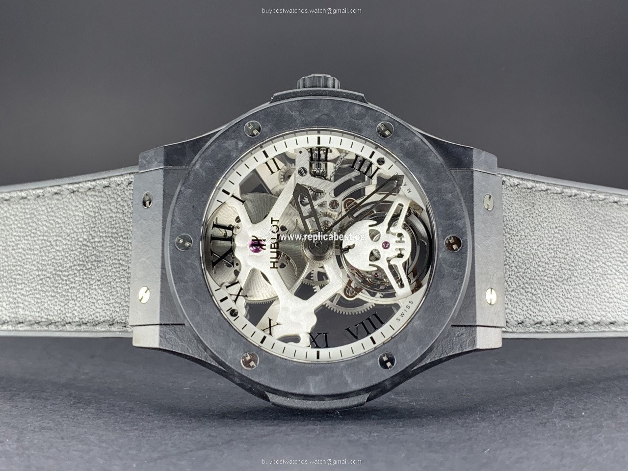 Hublot Classic Fusion 45, 42, 38, 33 mm Manual winding Ceramic 505.UC.0170.VR.SKULL