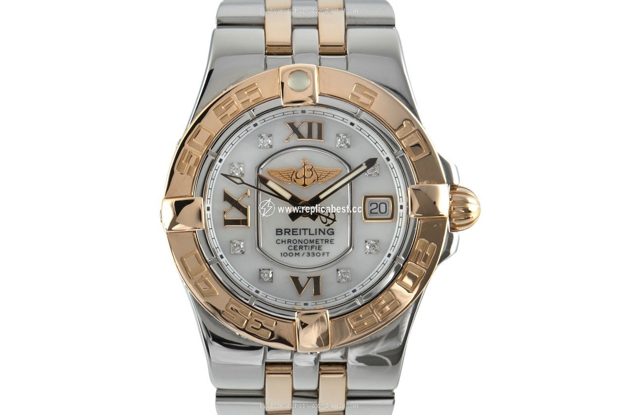 Breitling Galactic 30 Womens watch Quartz Gold Steel C71340