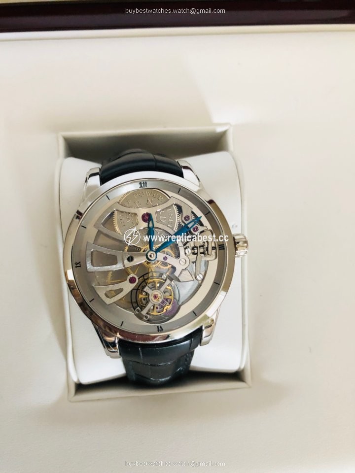 Ulysse Nardin Classic Skeleton Tourbillon Mens watch Unisex Manual winding Platinum 1709-129