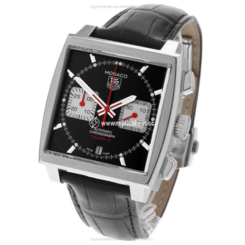 TAG Heuer Monaco Calibre 12 Mens watch Unisex Automatic Steel CAW2114.FC6177