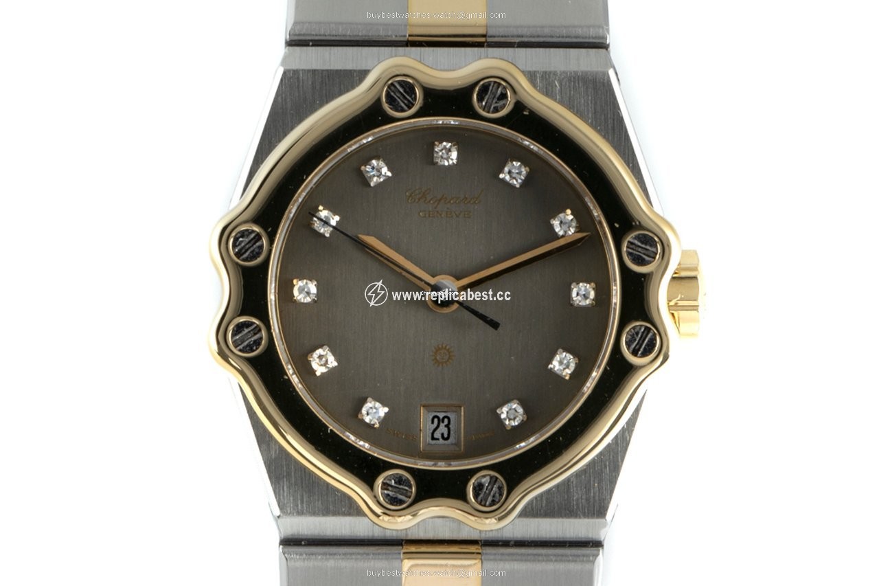 Chopard St. Moritz Womens watch Quartz Gold Steel 25 8024