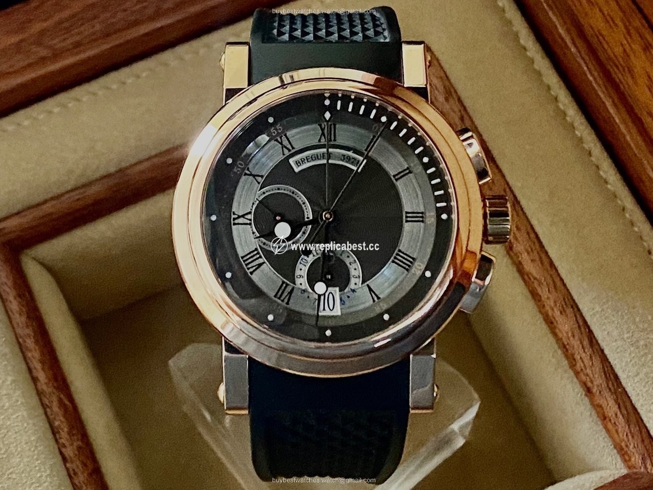 Breguet Marine Mens watch Unisex Automatic Rose gold 5827BR Z2 5ZU