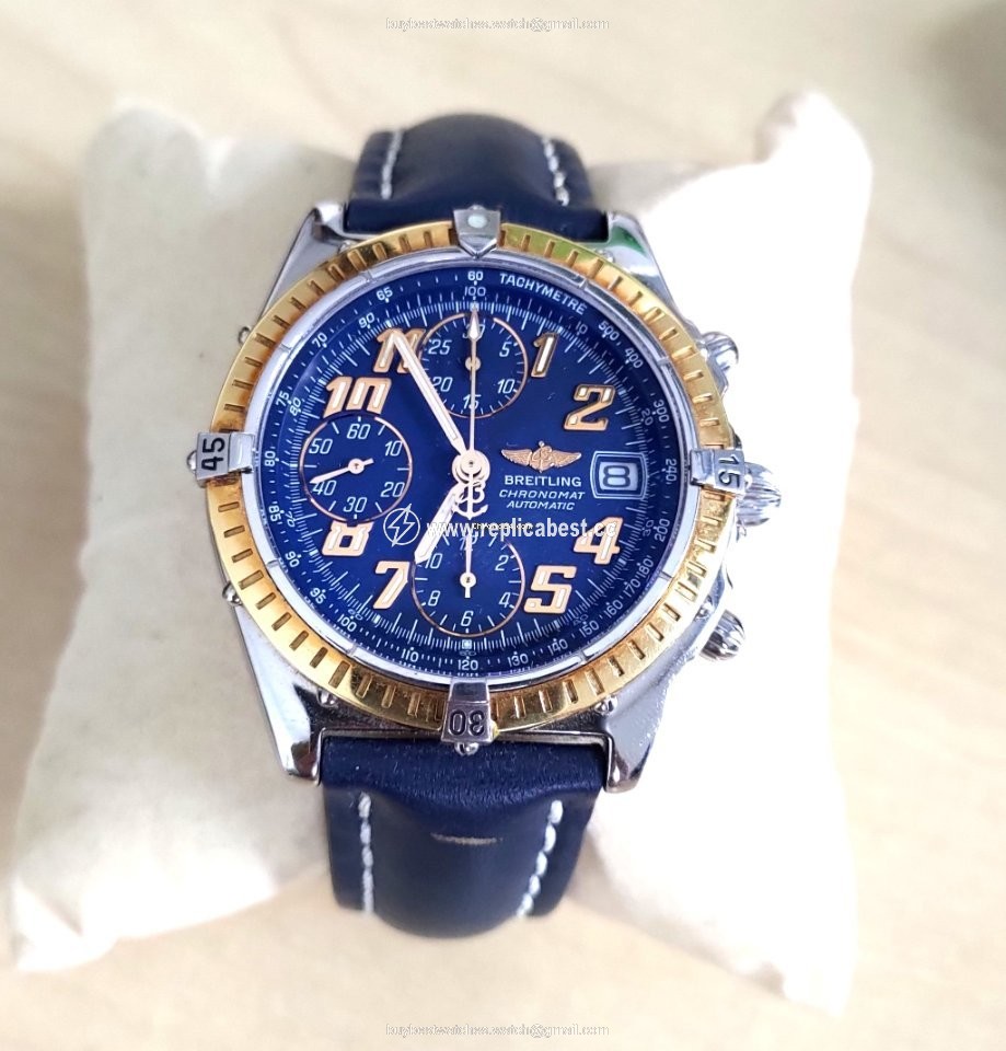 Breitling Blackbird Mens watch Unisex Automatic Gold Steel D13350