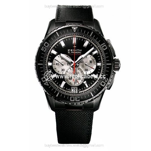 Zenith El Primero Stratos Flyback Mens watch Unisex Automatic Ceramic 24.2061.4057 67.C707
