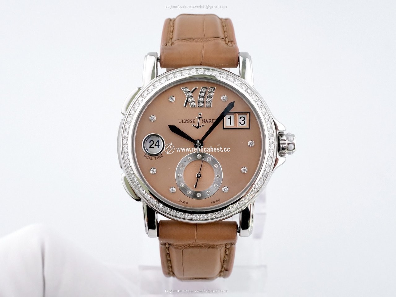 Ulysse Nardin Dual Time Womens watch Automatic Steel 243-22B 30-09