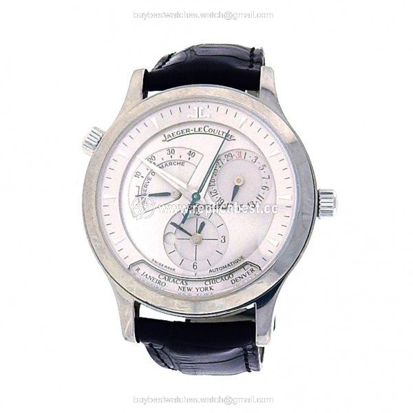 Jaeger-LeCoultre Master Geographic Mens watch Unisex Automatic White gold 142.3.92