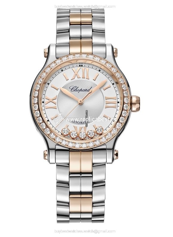 Chopard Happy Sport Womens watch Automatic Gold Steel 278608-6004
